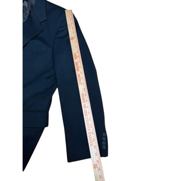 "Jeffrey Banks" Mens Blazer/Suit Jacket 100% Wool MINT!! SZ 42L Office Lawyer - Picture 2 of 10